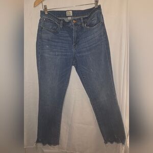 J. Crew Slim Broken In Boyfriend Jeans in Blue Size 28